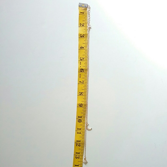 Gold Moon & Star Dangle Necklace - Picture 8 of 8